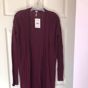 Free people Wine Color Sweater